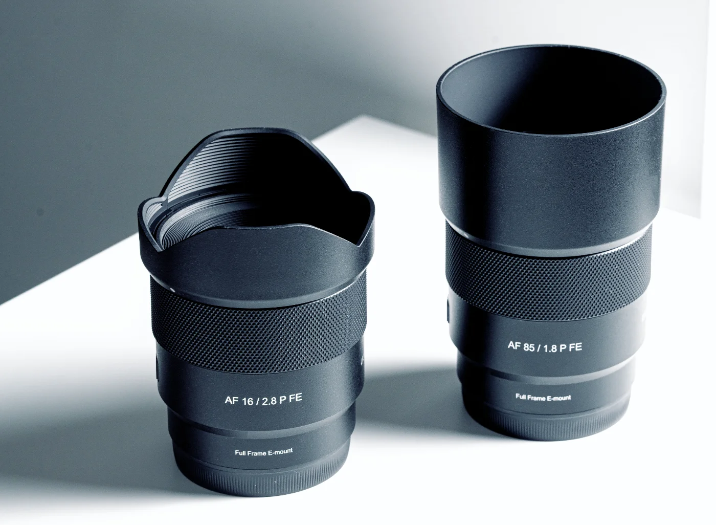 Samyang 16mm F2.8 en 85mm F1.8 voor Sony FE